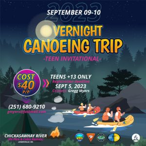Overnight Canoeing trip