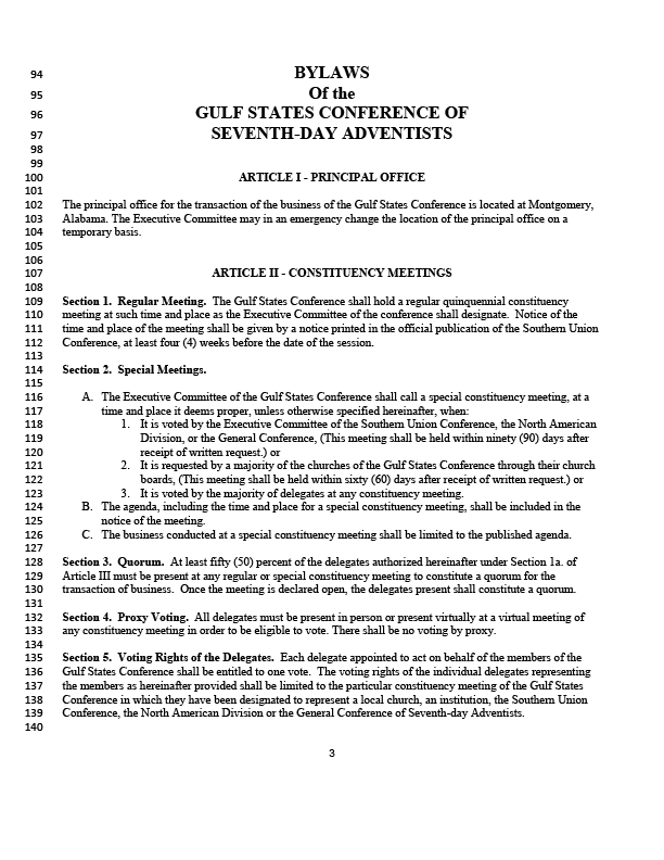 2021-2026 GSC Constitution & Bylaws