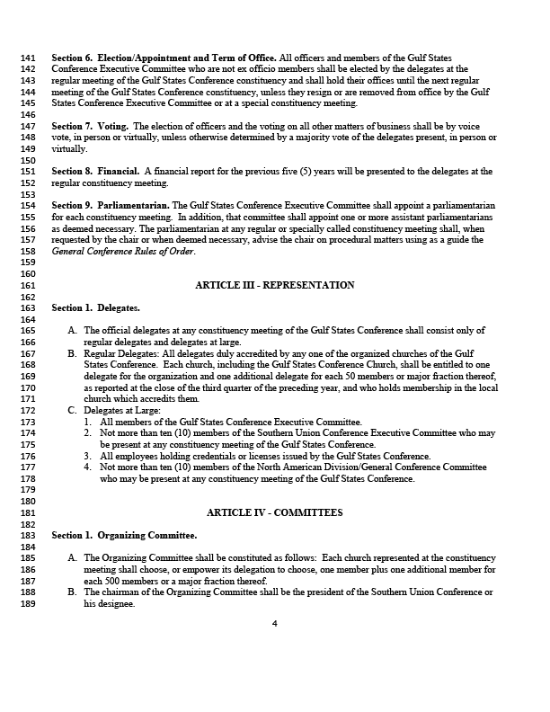 2021-2026 GSC Constitution & Bylaws