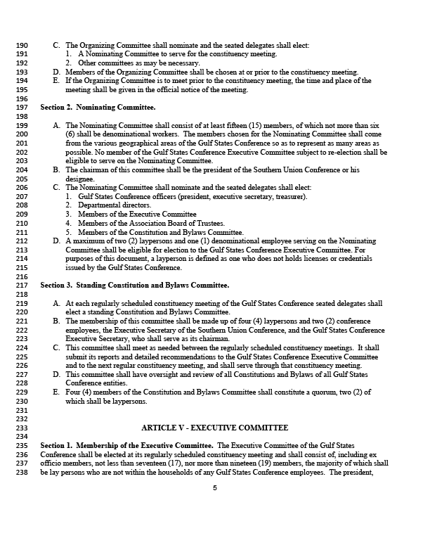 2021-2026 GSC Constitution & Bylaws