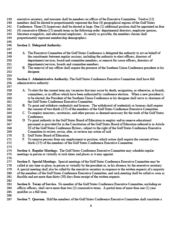 2021-2026 GSC Constitution & Bylaws