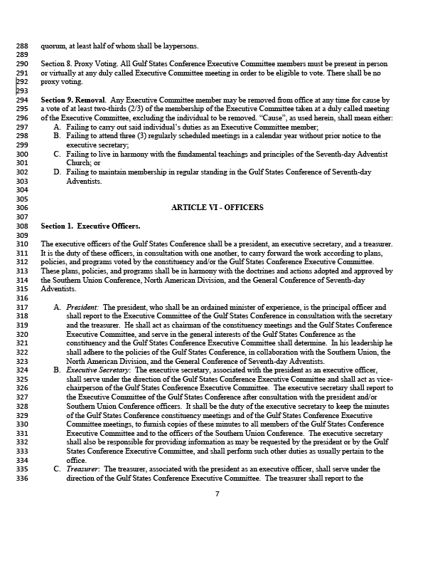 2021-2026 GSC Constitution & Bylaws